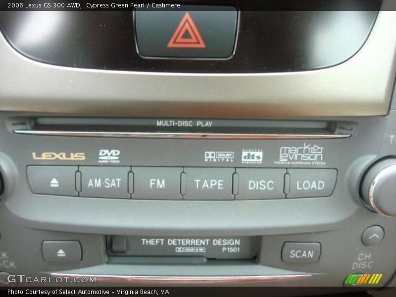 Cypress Green Pearl / Cashmere 2006 Lexus GS 300 AWD