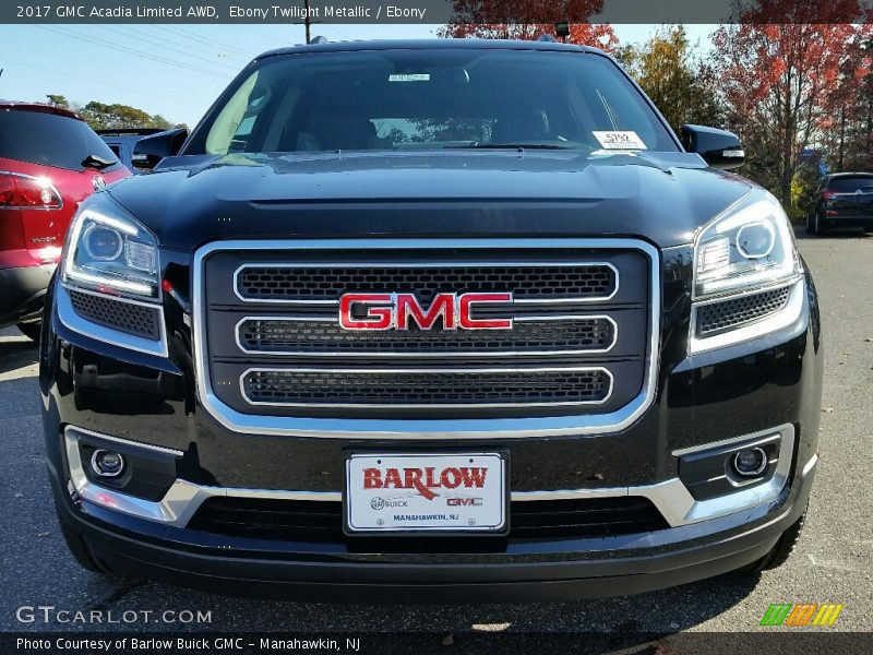 Ebony Twilight Metallic / Ebony 2017 GMC Acadia Limited AWD