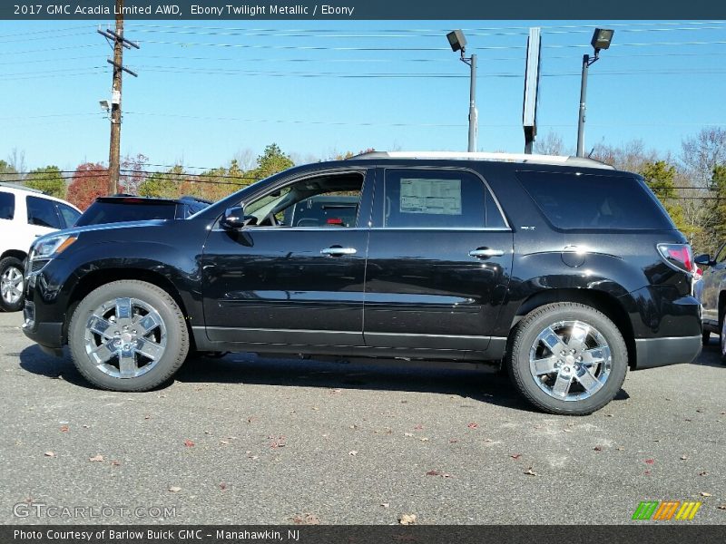 Ebony Twilight Metallic / Ebony 2017 GMC Acadia Limited AWD