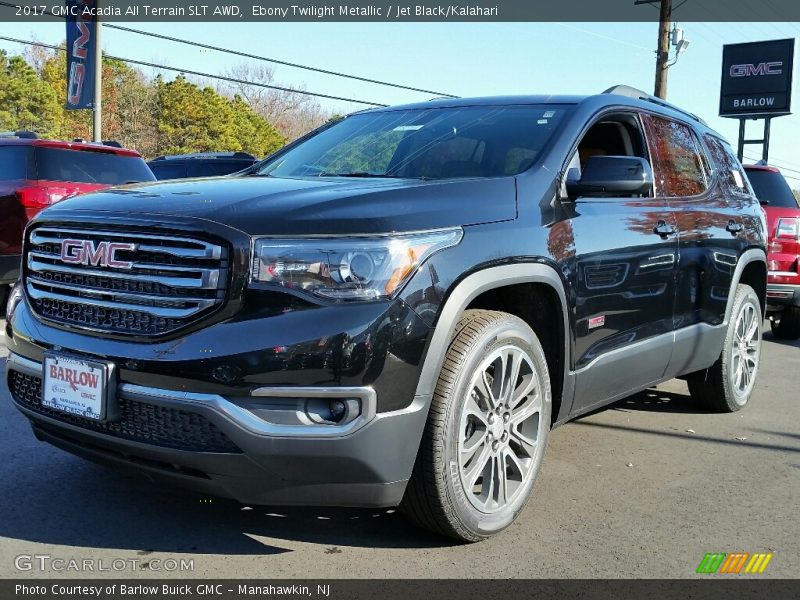 Ebony Twilight Metallic / Jet Black/Kalahari 2017 GMC Acadia All Terrain SLT AWD