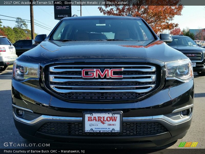 Ebony Twilight Metallic / Jet Black/Kalahari 2017 GMC Acadia All Terrain SLT AWD