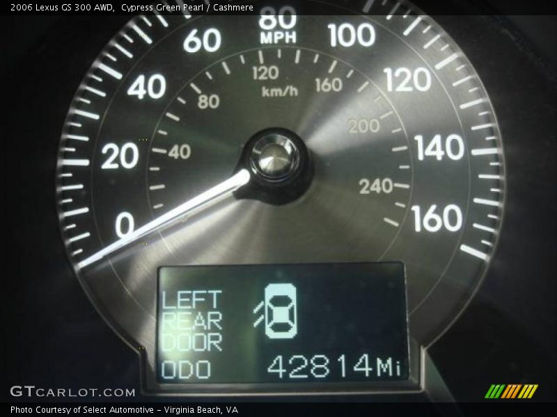 Cypress Green Pearl / Cashmere 2006 Lexus GS 300 AWD