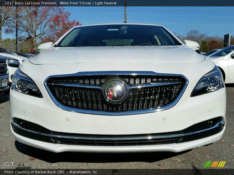 White Frost Tricoat / Light Neutral 2017 Buick LaCrosse Premium