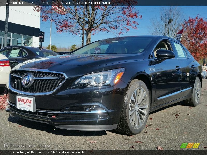 Ebony Twilight Metallic / Light Neutral 2017 Buick LaCrosse Preferred