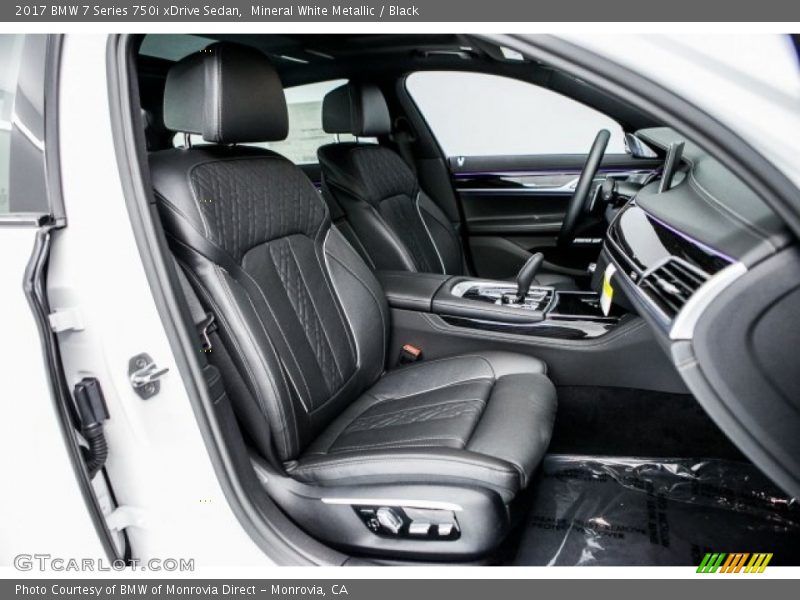  2017 7 Series 750i xDrive Sedan Black Interior