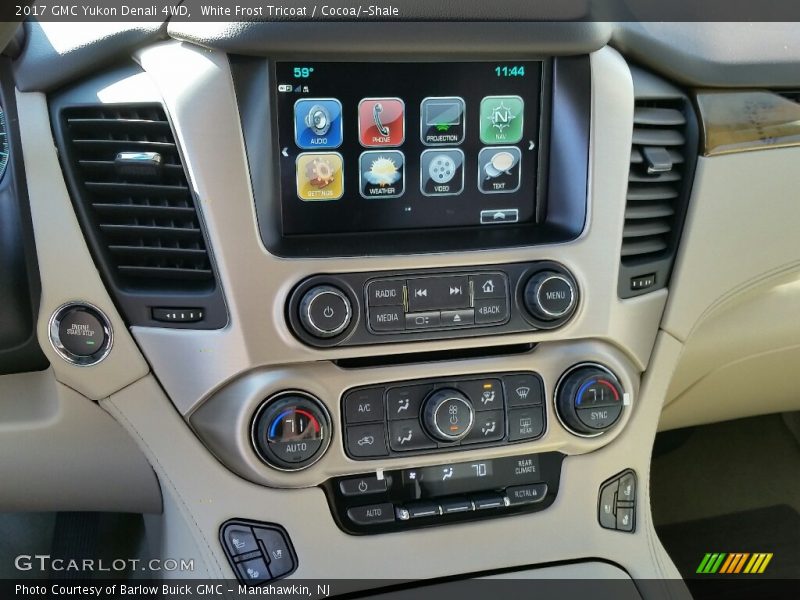 Controls of 2017 Yukon Denali 4WD