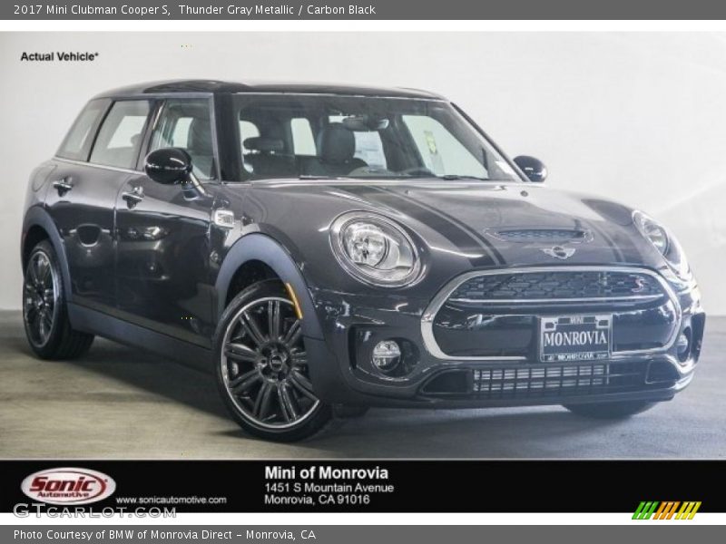 Thunder Gray Metallic / Carbon Black 2017 Mini Clubman Cooper S