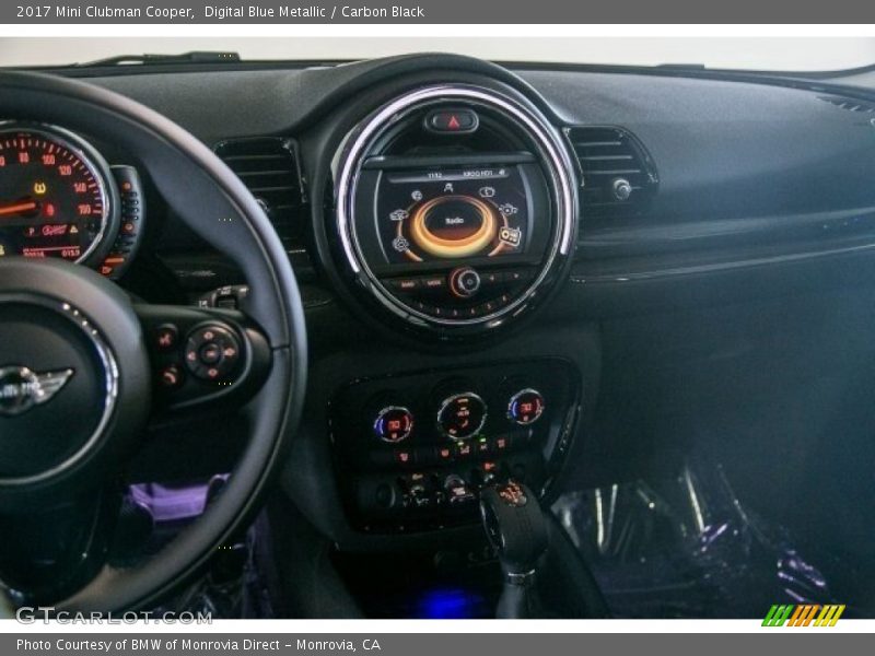 Digital Blue Metallic / Carbon Black 2017 Mini Clubman Cooper