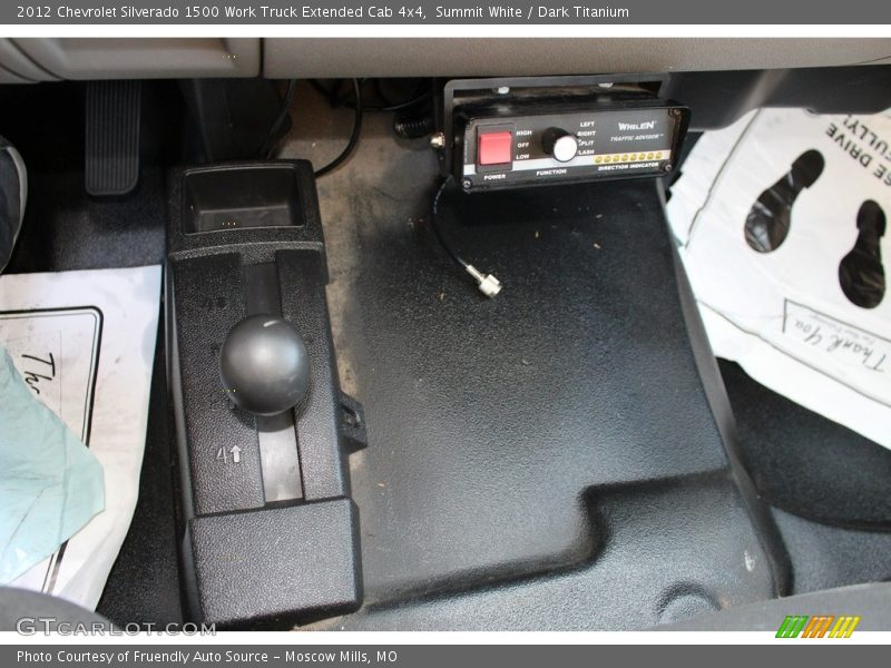 Summit White / Dark Titanium 2012 Chevrolet Silverado 1500 Work Truck Extended Cab 4x4