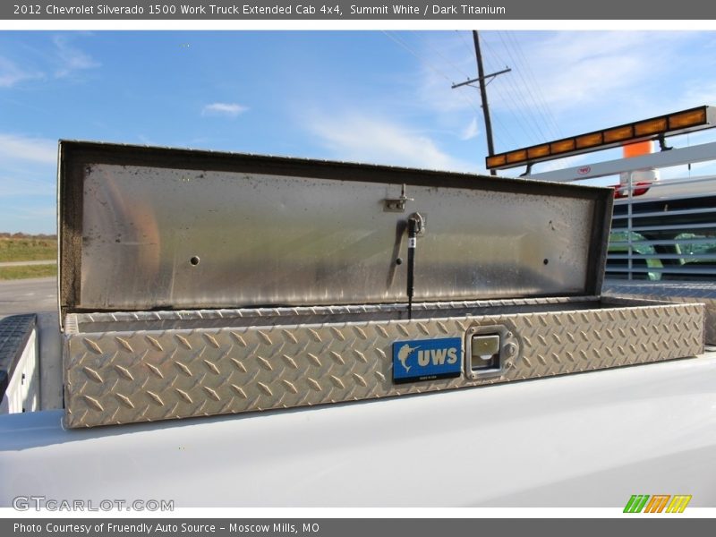 Summit White / Dark Titanium 2012 Chevrolet Silverado 1500 Work Truck Extended Cab 4x4