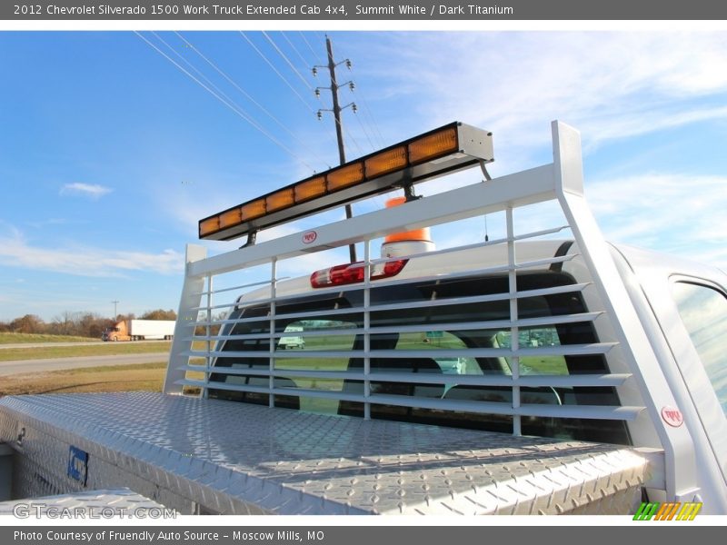 Summit White / Dark Titanium 2012 Chevrolet Silverado 1500 Work Truck Extended Cab 4x4