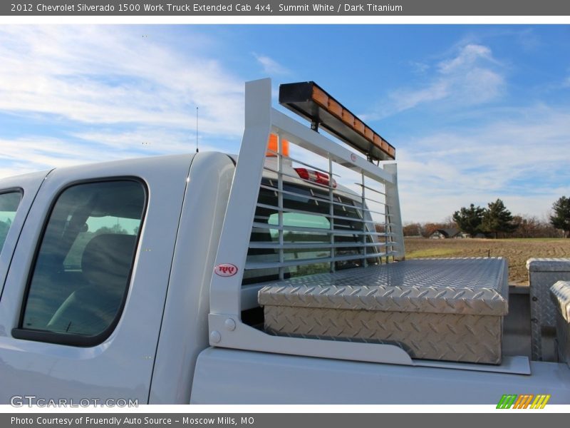 Summit White / Dark Titanium 2012 Chevrolet Silverado 1500 Work Truck Extended Cab 4x4