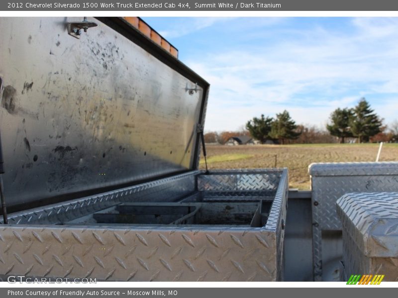 Summit White / Dark Titanium 2012 Chevrolet Silverado 1500 Work Truck Extended Cab 4x4