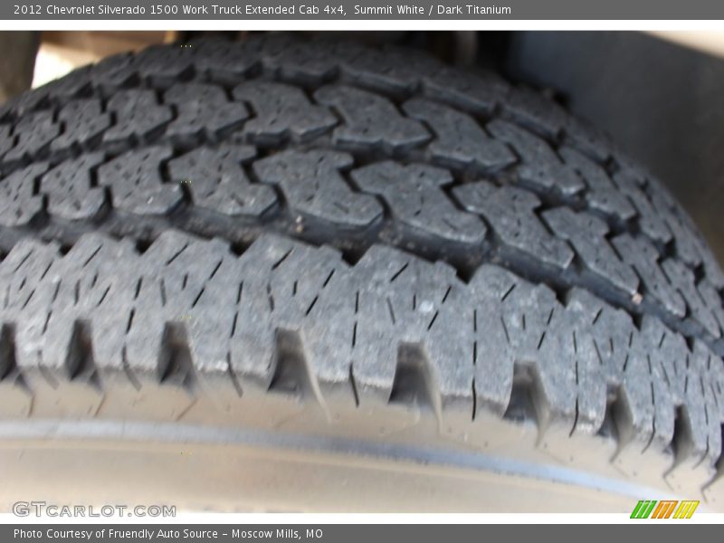 Summit White / Dark Titanium 2012 Chevrolet Silverado 1500 Work Truck Extended Cab 4x4