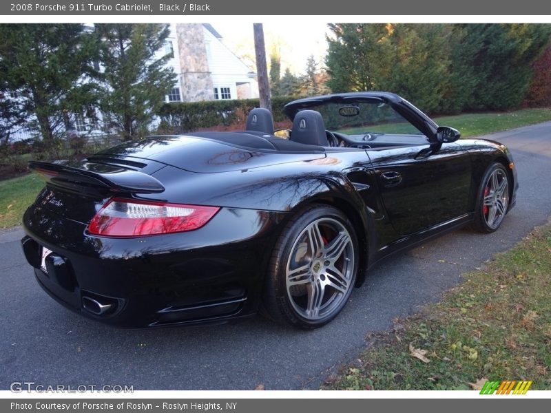Black / Black 2008 Porsche 911 Turbo Cabriolet
