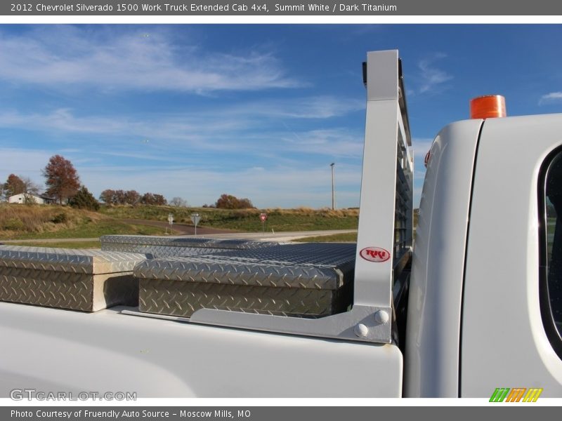 Summit White / Dark Titanium 2012 Chevrolet Silverado 1500 Work Truck Extended Cab 4x4