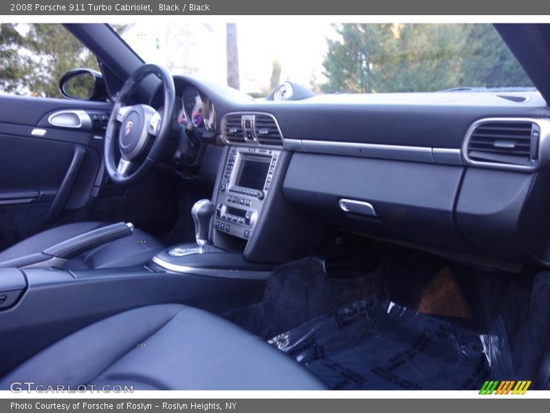 Black / Black 2008 Porsche 911 Turbo Cabriolet