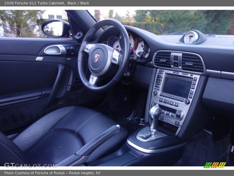 Black / Black 2008 Porsche 911 Turbo Cabriolet