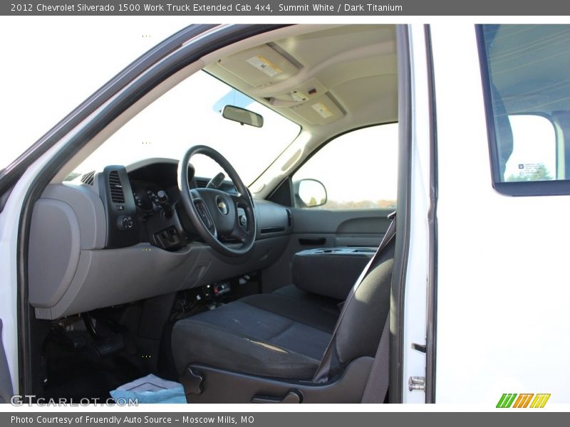 Summit White / Dark Titanium 2012 Chevrolet Silverado 1500 Work Truck Extended Cab 4x4