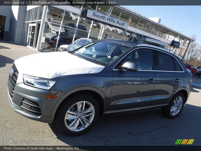 Monsoon Gray Metallic / Black 2017 Audi Q3 2.0 TFSI Premium Plus quattro