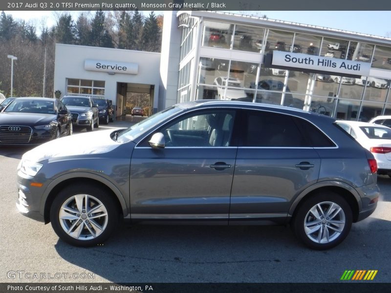 Monsoon Gray Metallic / Black 2017 Audi Q3 2.0 TFSI Premium Plus quattro