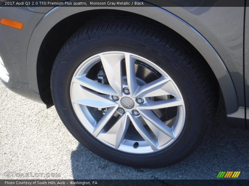 Monsoon Gray Metallic / Black 2017 Audi Q3 2.0 TFSI Premium Plus quattro