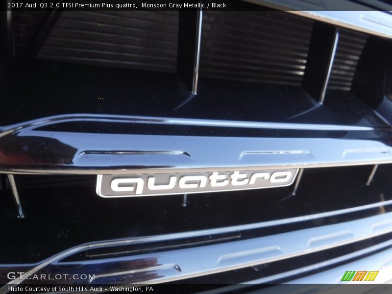 Monsoon Gray Metallic / Black 2017 Audi Q3 2.0 TFSI Premium Plus quattro