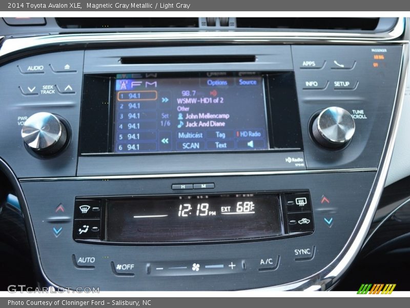 Magnetic Gray Metallic / Light Gray 2014 Toyota Avalon XLE