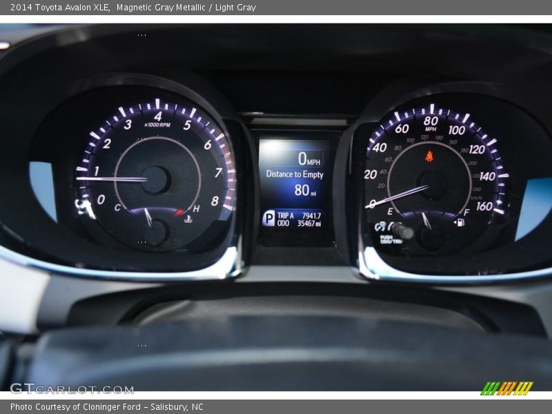 Magnetic Gray Metallic / Light Gray 2014 Toyota Avalon XLE