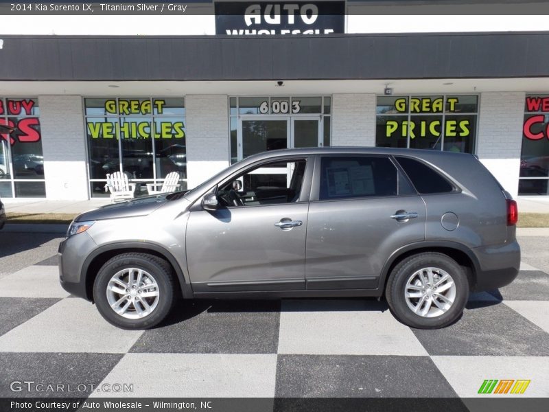 Titanium Silver / Gray 2014 Kia Sorento LX