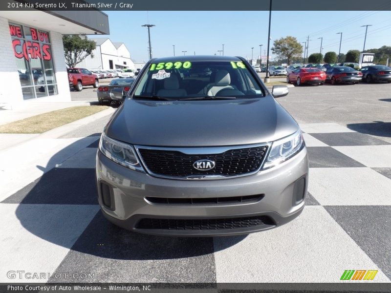 Titanium Silver / Gray 2014 Kia Sorento LX