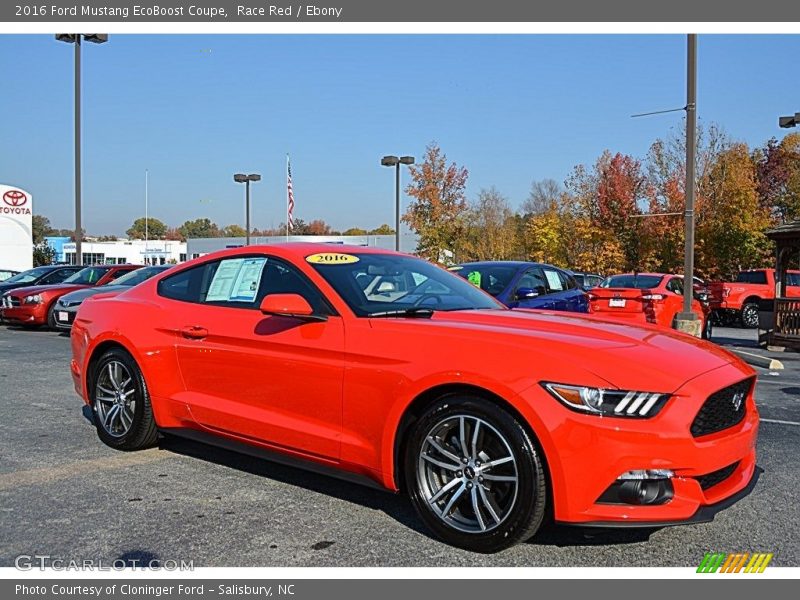 Race Red / Ebony 2016 Ford Mustang EcoBoost Coupe