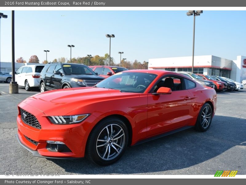 Race Red / Ebony 2016 Ford Mustang EcoBoost Coupe
