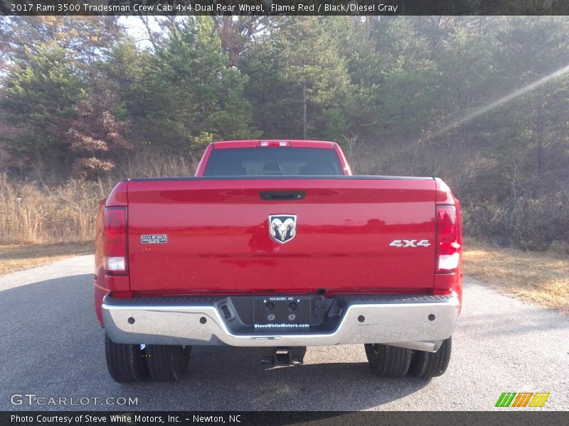 Flame Red / Black/Diesel Gray 2017 Ram 3500 Tradesman Crew Cab 4x4 Dual Rear Wheel