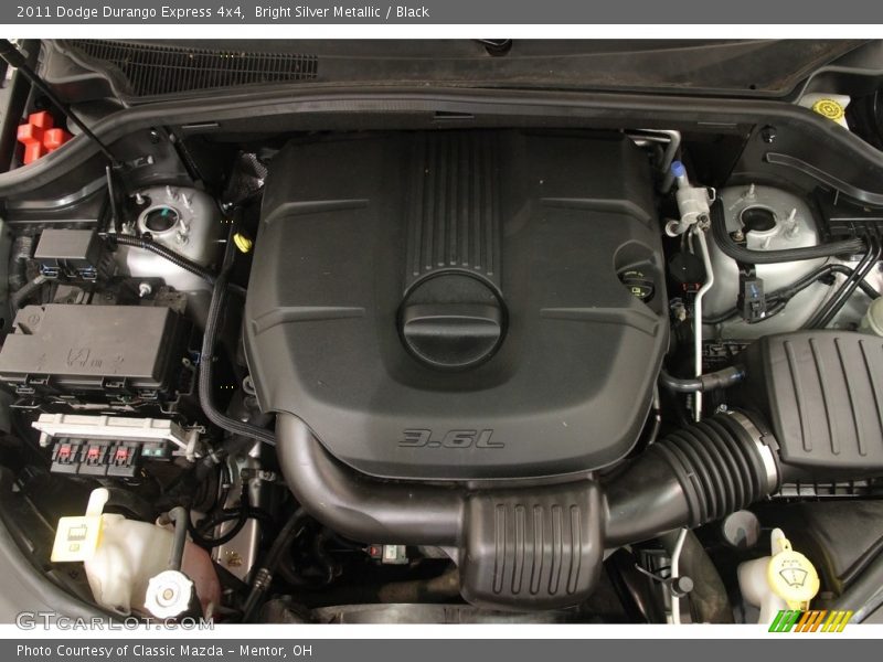 Bright Silver Metallic / Black 2011 Dodge Durango Express 4x4