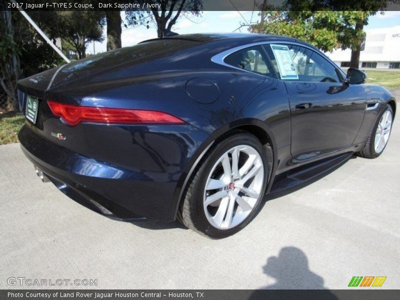 Dark Sapphire / Ivory 2017 Jaguar F-TYPE S Coupe