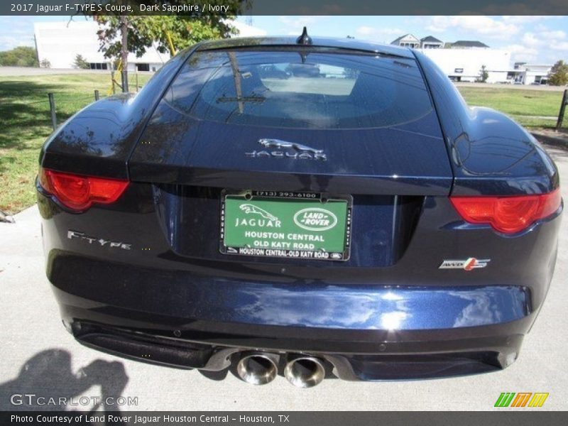 Dark Sapphire / Ivory 2017 Jaguar F-TYPE S Coupe