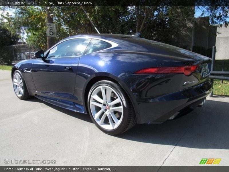 Dark Sapphire / Ivory 2017 Jaguar F-TYPE S Coupe