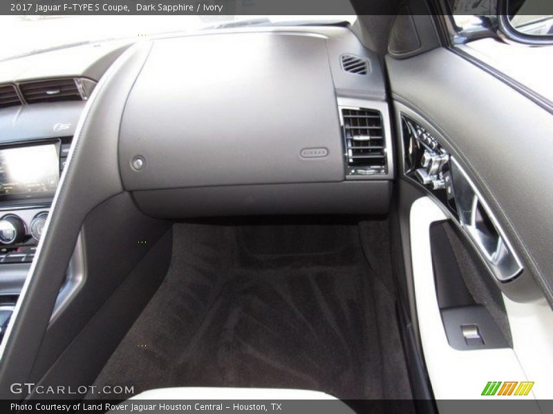 Dark Sapphire / Ivory 2017 Jaguar F-TYPE S Coupe