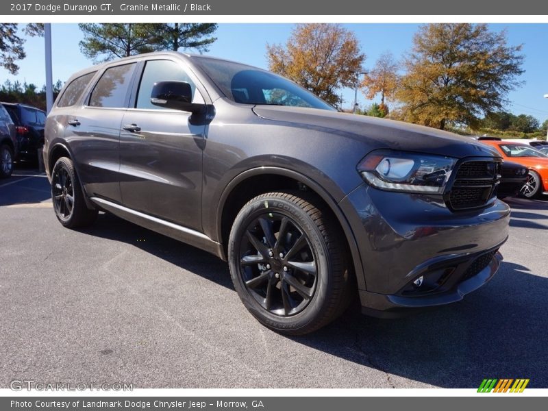 Granite Metallic / Black 2017 Dodge Durango GT