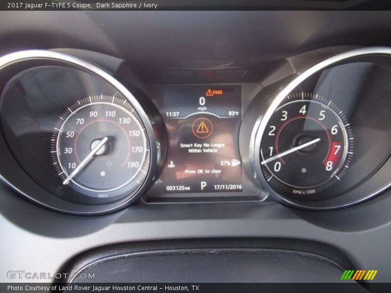  2017 F-TYPE S Coupe S Coupe Gauges