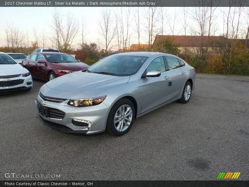 Silver Ice Metallic / Dark Atmosphere/Medium Ash Gray 2017 Chevrolet Malibu LT