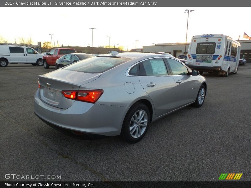 Silver Ice Metallic / Dark Atmosphere/Medium Ash Gray 2017 Chevrolet Malibu LT
