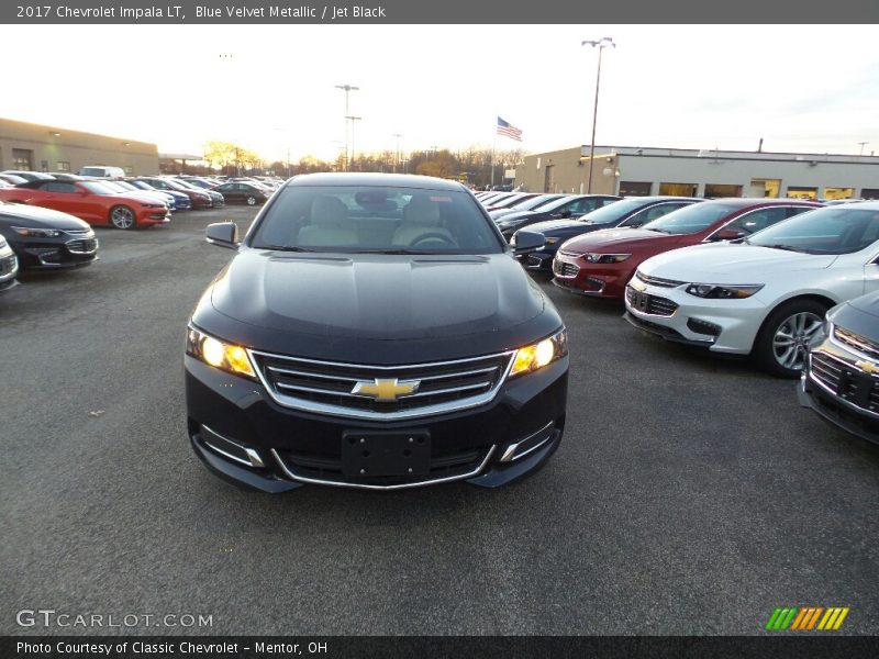 Blue Velvet Metallic / Jet Black 2017 Chevrolet Impala LT