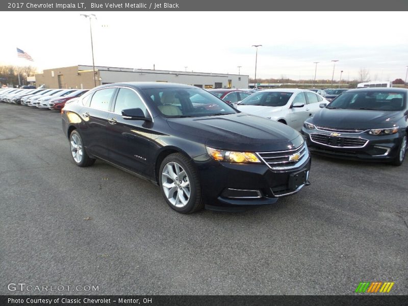 Blue Velvet Metallic / Jet Black 2017 Chevrolet Impala LT
