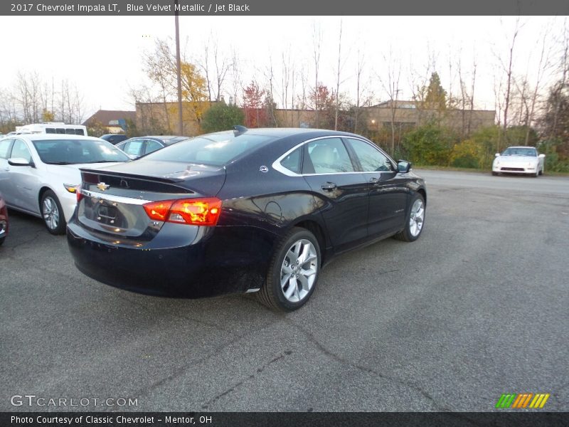 Blue Velvet Metallic / Jet Black 2017 Chevrolet Impala LT