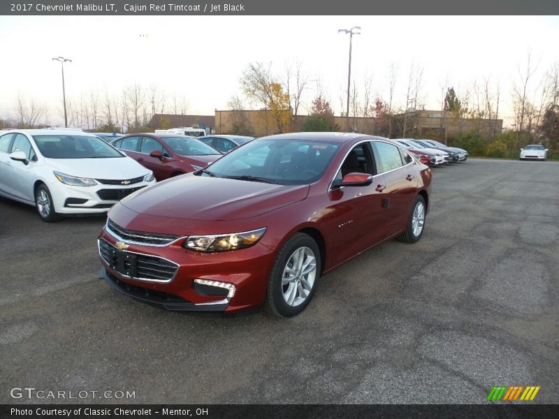 Cajun Red Tintcoat / Jet Black 2017 Chevrolet Malibu LT
