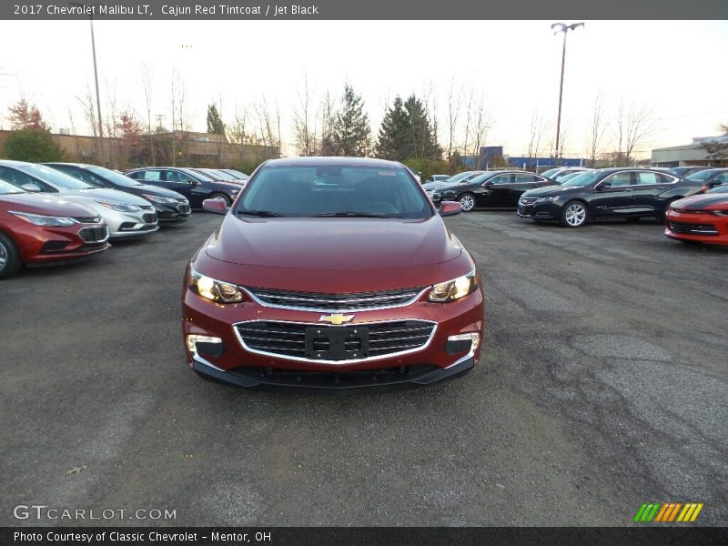 Cajun Red Tintcoat / Jet Black 2017 Chevrolet Malibu LT