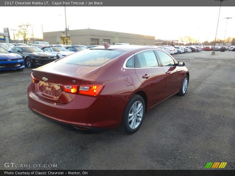 Cajun Red Tintcoat / Jet Black 2017 Chevrolet Malibu LT