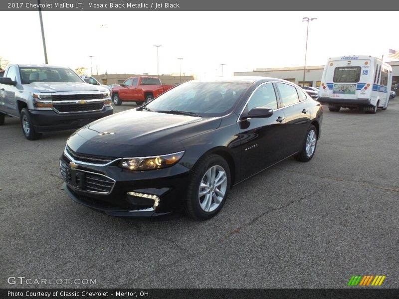 Mosaic Black Metallic / Jet Black 2017 Chevrolet Malibu LT